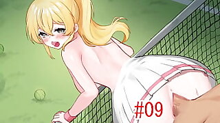 性愛諮商師 Sex Counselor 9 與網球社學姐在網球場做愛 背後位真的很舒服