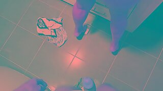 Sex in the kitchen is almost caught