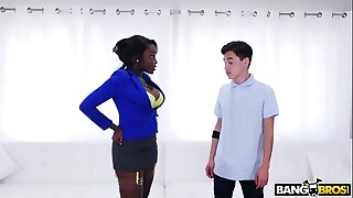 BANGBROS  Juan El Caballo Locos Sex Tutorial With Black Stepmom Osa Lovely