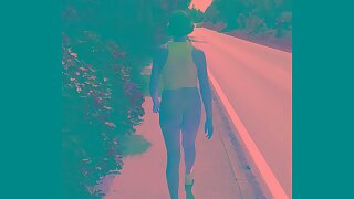 Deutsche Prostituierte Milf Sandra involving Novalja nackt auf dem weg zum Zrce Coast