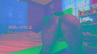 black lingerie solo tease