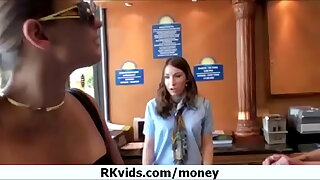 Sexy girl loves sex and money 9