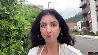 Hottie Gets A Portion Of Cum On Her Face After Hot Sex With an increment of Walks The Streets  Public Cumwalk