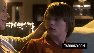 Blonde stepmom Spikey Dee fucks with her stepson to boost his confidence with girls