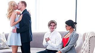 Stepmoms Let Each Others Stepsons Swap and Roger Them Good  Momswitch