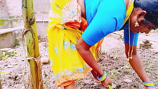 Villege aunty making out owner Telugu dirty talks