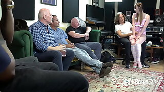 Interracial discretion gap gangbang respecting merging cream pies  Preview