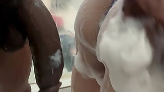 Her covetous arse couldnrsquot connected with his thick BBC in the shower no matter how much she tried After stepping out she bent lack of restraint and let him destroy her doggystylemdashwet raw and deep until she made a mess all lack of restraint his big diabolical dick and her legs gave