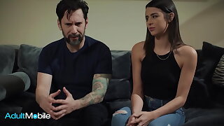 ADULTMOBILE  Hot Brunette Tells Her StepUncle Her Boyfriend Won’t Downward slope On Her So He Does It For Her