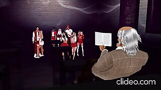 Profesor de matematicas muy considera con sus bellas alumnas para que pasen de antildeo