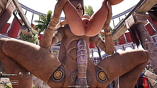 A huge dick against Lara Croft039s tight ass there an arena where 1000 spectators are watching 3D Hentai Game Animation 3D Hentai Game Animation