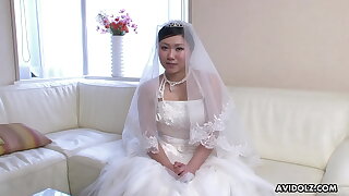 Japanese bride Emi Koizumi cheated after the wedding ceremony uncensored