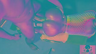 skyview Getting my juicy bubble butt Plowed by heavy African BBC!! Watch n cum!!