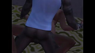 Sweetbacks Hot Coffee sims 4 cj x Denise