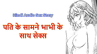 Hindi Sex Story  Chudai ki Kahani  Sex with a Bhabhi get ahead her husband