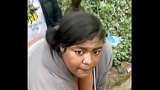 Sexy bbw object fucked on advise of of a train tunnel