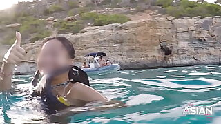 Positive Outdoor public sex similarly pussy and hollowedout creampie