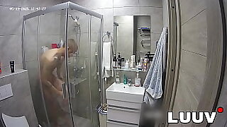 LUUV Abbadon takes a shower before a sex scene on camera