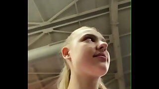 My trainer fucking me in the gym