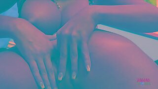 The blonde milf with big boobs and her partner get two brunettes for a phenomenal foursome