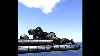 asian wife on vacation gets eradicate affect giant dick be advantageous to a humongous aftican muscle bosh