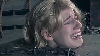 Nerdy towhaired cutie Riley Nixon gets will turn on the waterworks hear be worthwhile for hair intrude nigh extreme vassalage