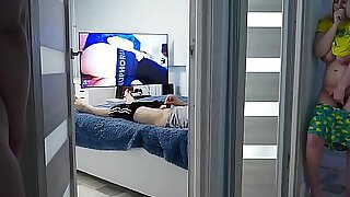 Stepdaughter spying exceeding stepdad part 2