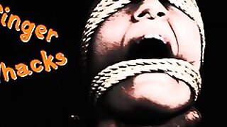 Spreadeagle take the weight strapon facefucked hard by femdom