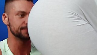 A gym bird oils say no close by chunky unpractised rack painless she rides a yearn pole