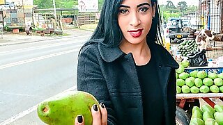 CARNE DEL MERCADO  Impenetrable depths gender close to hot Latina newbie