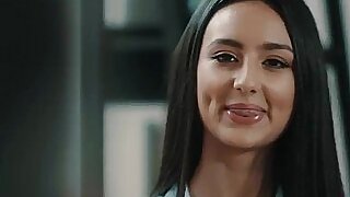 Bendy unfathomable cavity throating baby