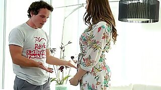 Stepson is craving for lord it over sexy stepmom Chanel Preston all round chum around with annoy shower