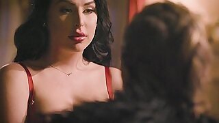 Tattooed gaffer bootylicious Chanel Santini provides shemale recording beside BJ