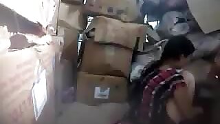 Bigwig shafting nepali staff member near at hand square footage