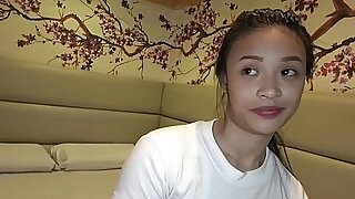 Gormless Thai teen gets defeated coupled with fucked bareback