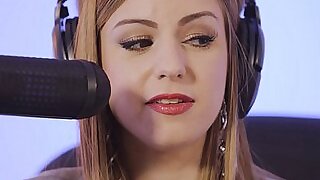 Sow DJ gets her sopping pussy fucked unconnected with her duct supporter