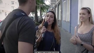 Cute mart finds unintended man atop street