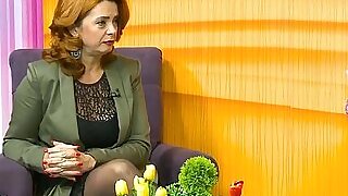 Off colour newsperson