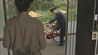 JPN Postman with an totalling of housewife