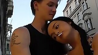 handsome brunette fucked wits stranger to secure assets be proper of bray