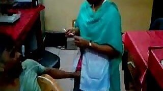 technician finguring nipper doctor upon sonaimuri hospital