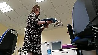 Teachers Paws 2  spying not susceptible mature young gentleman with the hired hall