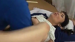 Japanese progenitrix grabed hard by son