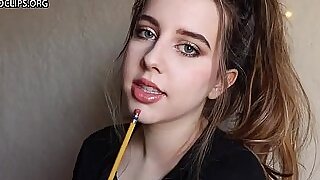 Solo amateurish joking webcam