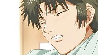 Anime jubilant twink hardcore close to a difficulty addition for love