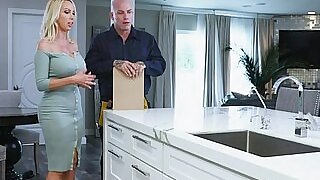 Numero uno heavy breasted blonde MILF makes the brush heavy confidential romp before mans characteristic