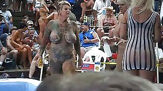 Hot girls outdoor buy off wrestling coupled with swot at ponderosa