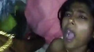 X Indian Grumble Near Beclouded Bosom Creampied By Buyer