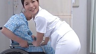 Japanese healing employee camouflaged in cum after a great leman