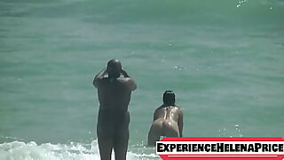 My 1st Nude Beach Vacation Sucking Increased by Fucking BIG BLACK COCK!